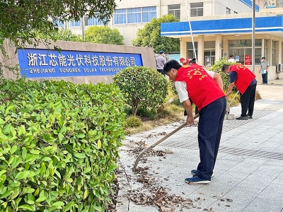 芯能科技黨支部開展“助力創城,黨員先行”主題黨日活動